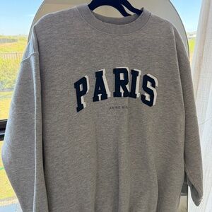 Anine Bing Grey Sweatshirt Classic Crewneck Size s